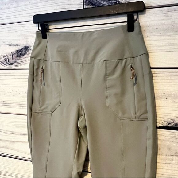 Avalanche Sage Green Hybrid Hiking Leggings / Slim Fit Pants - Picture 7 of 12